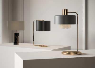 现代台灯3D模型下载